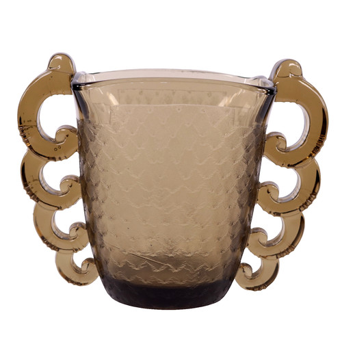 Daum nancy glass vase designed - glass,