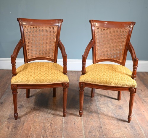 Pair regency arm chairs - pair,