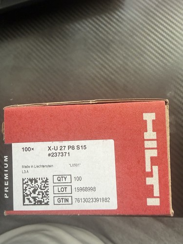 Hilti nails p8 s15 - x-u,