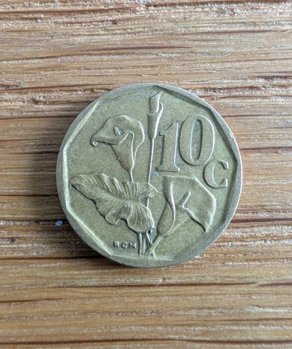 South africa cents coin - africa, 10
