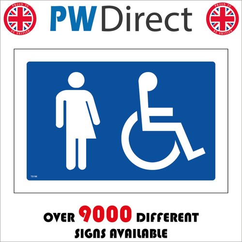 Sign trans disabled - trans, toilet
