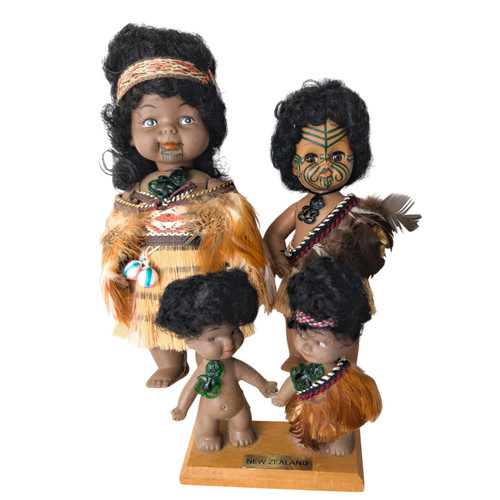 Vtg maori souvenir plastic - maori,