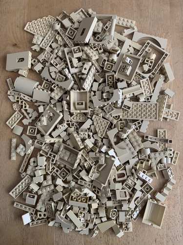 Lego tan 500g bulk bundle - lego,