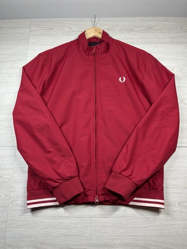 Fred perry brentham jacket red - fred,