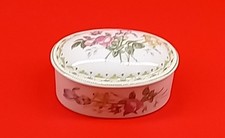 Camilla ROYAL Doulton Floral Bone China 1990 Vintage Trinket Box Lidded H5185