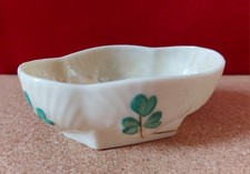 ANTIQUE BELLEEK SHAMROCK OPEN