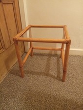 Vintage Bamboo Rattan Side