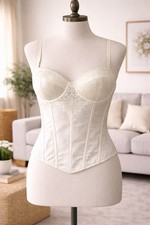 Ivory Bra 38c Corset Edwardian