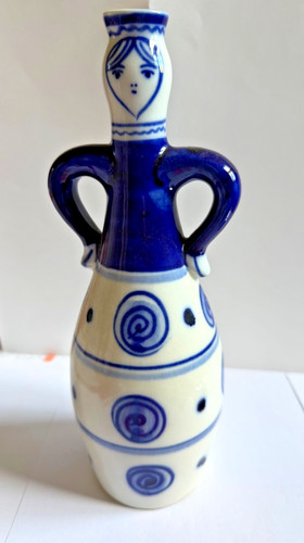 Russian gzhel porcelain - porcelain, woman