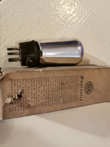Vintage mullard radio vacuum - vintage,