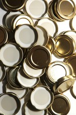 LIDS FOR JAM JAR  SIZE 43, 48, 53, 58, 63, & 82MM    QTY 6- 100