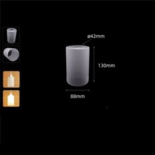 Vintage E27 Frosted White Glass Shade Replacement with 4.2cm Opening Lamp Cover