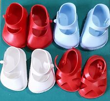 Vintage Cinderella dolls strap shoes & sandals 01 Pedigree Palitoy Rosebud