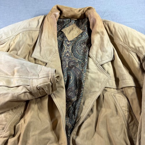 Vintage leather bomber jacket - vintage,