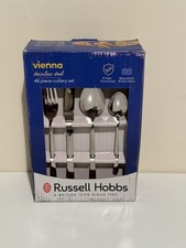 Russell Hobbs Vienna 48 Piece Cutlery Set - Stainless Steel Silverware - NEW