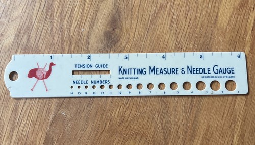 Knitting needle measure - knitting,
