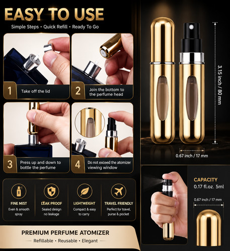 5ml refillable perfume - 5ml,