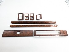 WOOD SET CAPPINGS JAGUAR EARLY XJS LHD FACIA DASH PANEL STRIP VENEER INTERIOR