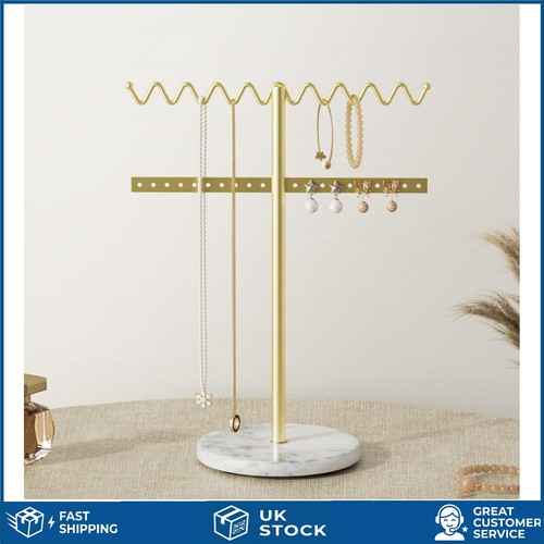 Gold jewelry organizer with - gold,