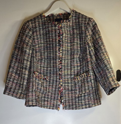 Cotton traders boucle jacket - cotton,