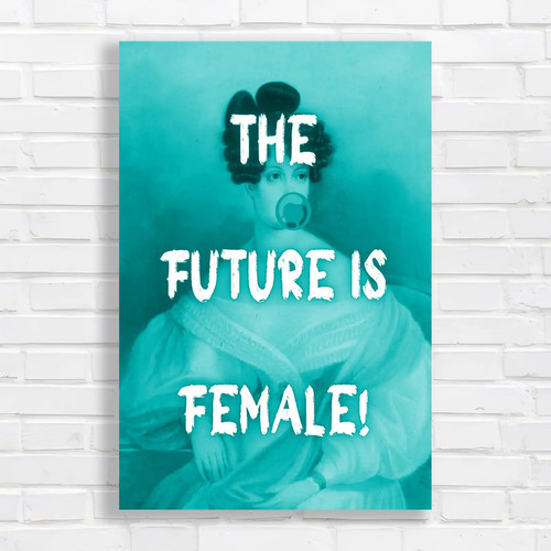 The future female teal - future,