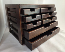 Vintage japanese wooden drawer - vintage,