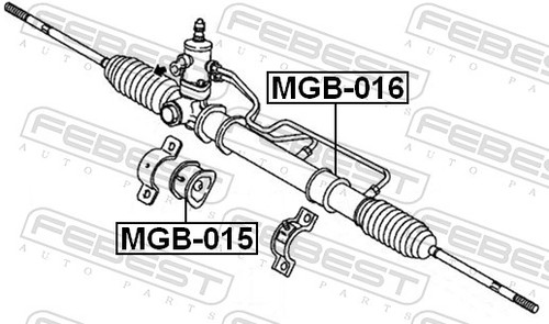 Fits febest mgb 016 - fits, grommet