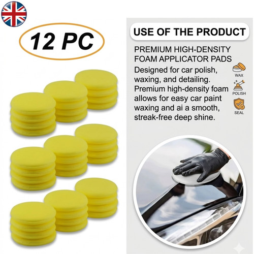 Car waxing polish foam - polish, sponge