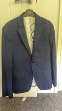 Calvin Klein Men's Blazer Jacket Size 48/Medium Navy Blue (retail £300) 