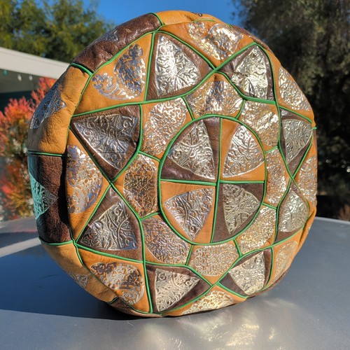 Vtg pouf moroccan hassock - ,