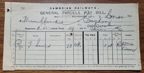 1915 cambrian railways - cambrian,