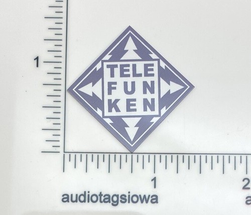 Telefunken radio badge custom - telefunken,