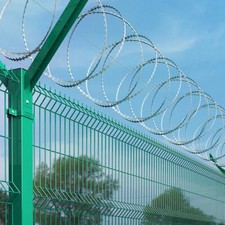 10M Galvanised Razor Wire