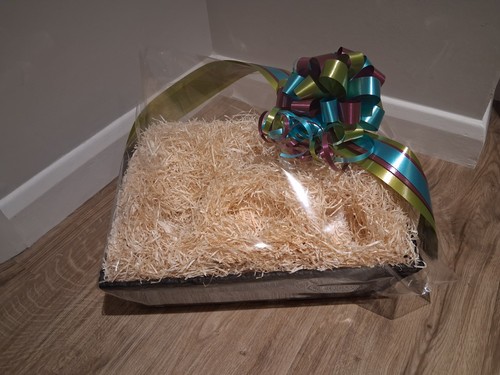 Empty gift hamper - empty, basket