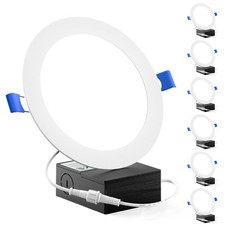 - 6 Pack 6 Inch Ultra Thin LED