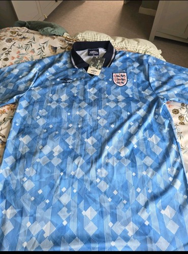England 1990 3rd shirt gazza - 1990,