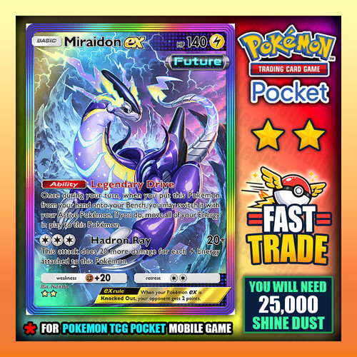 Pokemon tcg pocket miraidon - tcg,