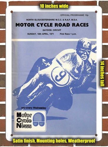 Metal sign 1971 - -, gaydon