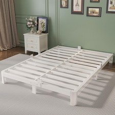 Queen Bed Frame 4 Inch White
