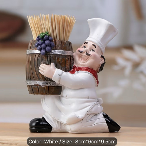 Chef figurine resin - chef,
