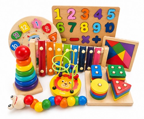 Wooden montessori - wooden,