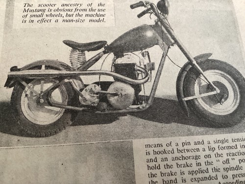 American mustang monkeybike - mustang,