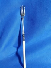 1911 Pickle Fork with Hallmarked Silver Band and Celluloid Handle