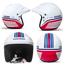 Sparco J-PRO Open Face Helmet Martini Racing Special Edition Track Day ECE Spec