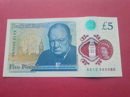 Aa12 560080 pound note unc - ,