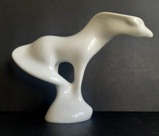Vintage 1960's Jaroslav Ježek ROYAL DUX White Porcelain Stylized horse Figurine