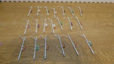 20 X Vintage Model Railway Street Lamps for Hornby OO/HO - Bulb not LED