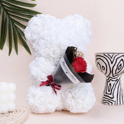 Foam rose teddy - foam, bouquet