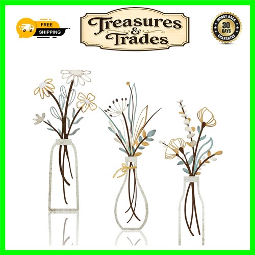 Exquisite piece floral metal - exquisite, 3-piece