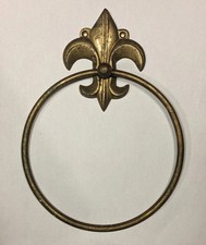 Vintage Brass Bathroom Towel